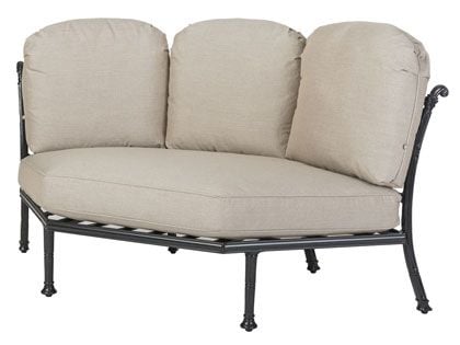 Gensun Florence Cast Aluminum 3-Back Corner Lounge Chair