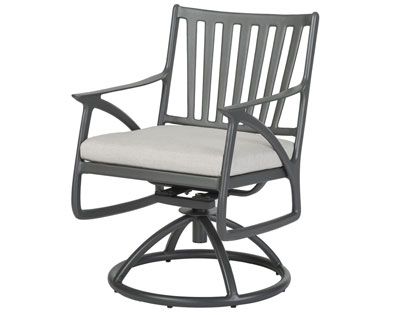 Gensun Amari Cast Aluminum Swivel Rocking Armchair