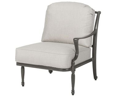 Gensun Bel Air Cast Aluminum Left Arm Patio Lounge Chair