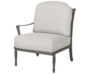 Gensun Bel Air Cast Aluminum Right Arm Patio Lounge Chair