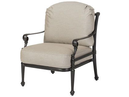 Gensun Grand Terrace Cast Aluminum Patio Lounge Chair