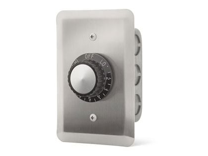 Infratech 240V Single Input Regulator Stainless Steel Wall Plate And Deep Gang Box