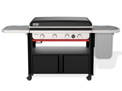 Weber Slate 36-Inch Gas Griddle with Extendable Side Table