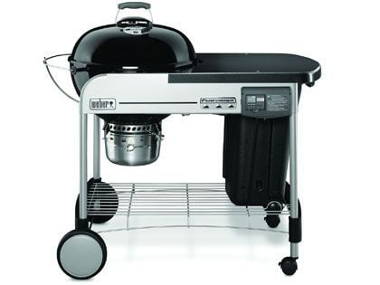 Weber Performer Deluxe 22-Inch Freestanding Charcoal Grill With Touch-N-Go Ignition - Black