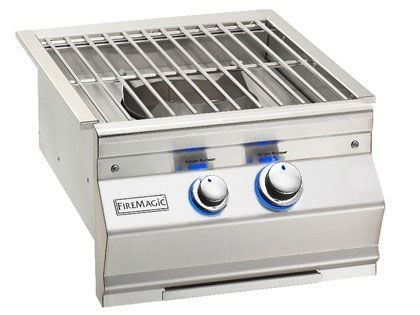 Fire Magic Aurora Built-In Gas Power Burner With Stainless Steel Grid