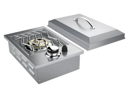 Sunstone 13-Inch Stainless Steel Single Side Drop-In Burner