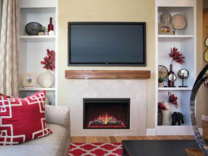 Napoleon 30-Inch Cineview Built-In Electric Fireplace