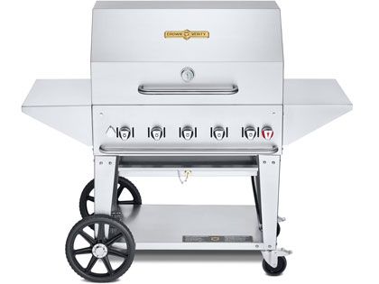Crown Verity 36-Inch Mobile Gas Grill with Pro Package