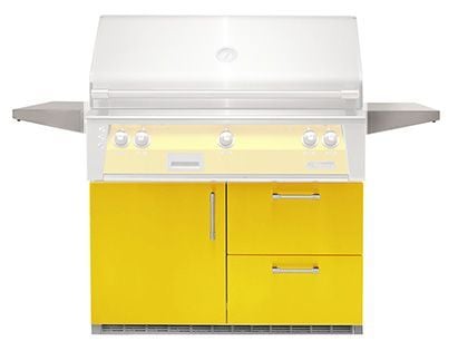Alfresco 42" Refrigerator on Grill Cart