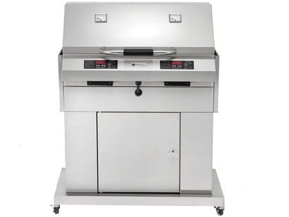 ElectriChef Ruby 32-Inch Closed-Base 5280 Watt Electric Grill With Dual Temperature Control