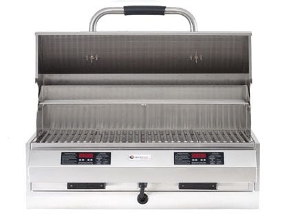 ElectriChef Ruby 32-Inch Built-In 5280 Watt Electric Grill With Dual Temperature Control - Marine Grade