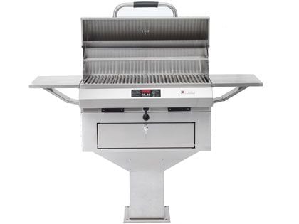 ElectriChef Emerald 24-Inch Pedestal-Base 3520 Watt Electric Grill With Single Temperature Control