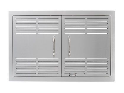 Bull 30-Inch Vented Stainless Steel Double Access Doors with Reveal