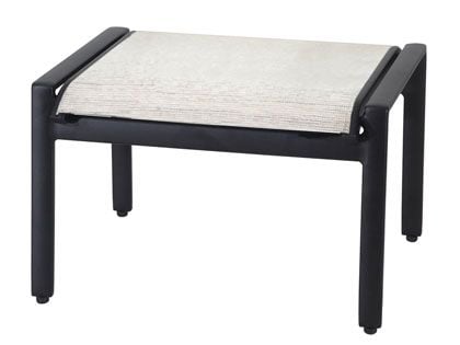 Gensun Echelon Cast Aluminum Sling Ottoman