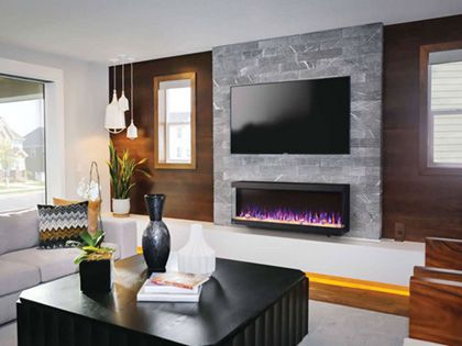 Napoleon 50-Inch TriVista Pictura 3-Sided Wall Mount Electric Fireplace