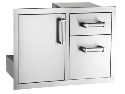 Fire Magic Premium Flush 30-Inch Access Door & Double Drawer Combo With Soft Close