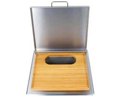 Fire Magic Cut And Clean Combo Trash Chute With Cutting Board