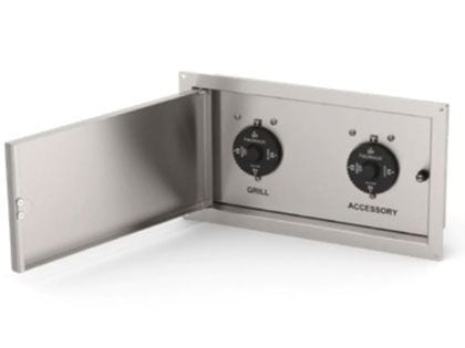 Fire Magic 1-Hour Stainless Steel Double Timer Box