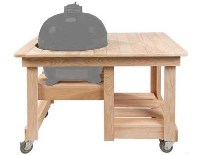 Primo Cypress Countertop Table For Oval Large