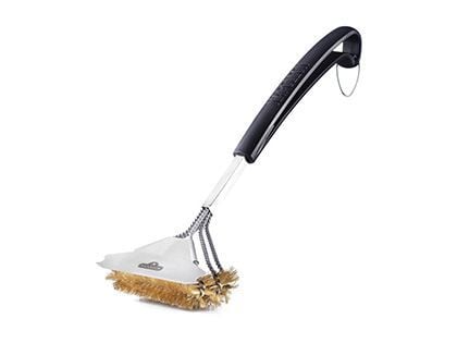 Napoleon Triple Row Grill Brush with Brass Bristles