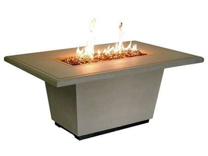 American Fyre Designs 54-Inch Cosmopolitan Rectangle Firetable with FyreStarter Ignition System