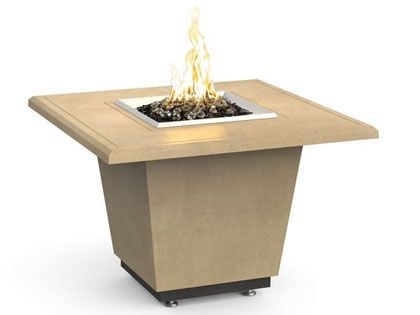 American Fyre Designs 36-Inch Cosmopolitan Square Firetable with FyreStarter Ignition System