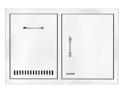 Bull 32-Stainless Steel Access Door & Propane Drawer Combo with Reveal