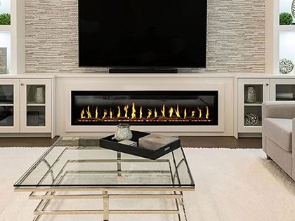 Modern Flames 76-inch Orion Slim Linear Virtual Electric Fireplace