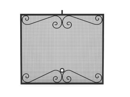 American Fyre Designs Black Scroll Screen