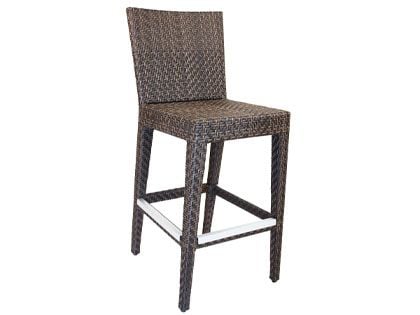 Hospitality Rattan Atlantis Wicker Outdoor Barstool