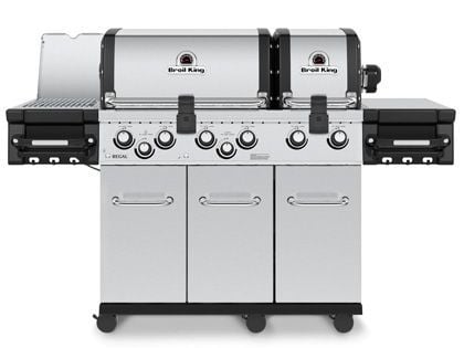 Broil King Regal S 690 PRO IR 6-Burner Gas Grill With Rotisserie & Infrared Side Burner