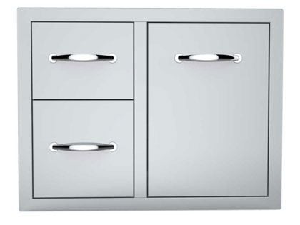 Sunstone Classic Series Flush Style 30-Inch Tank Tray Double Drawer Combo