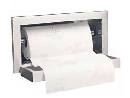 Sunstone Classic Series Flush Style Stainless Steel Paper Towel Holder
