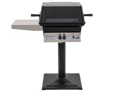 PGS A30 Cast Aluminum Gas Grill On Bolt-Down Patio Post