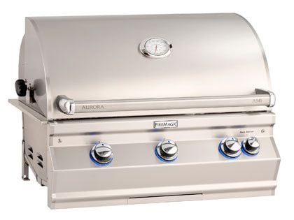 Fire Magic Aurora A540i 34-Inch Built-In Gas Grill with Backburner & Rotisserie Kit