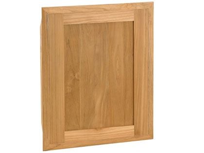 Pacific Teak Millworks 18-Inch Shaker Panel Teak Wood Single Access Door