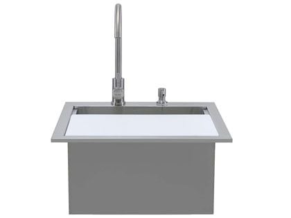 PGS 21-Inch Drop-In Sink with Faucet