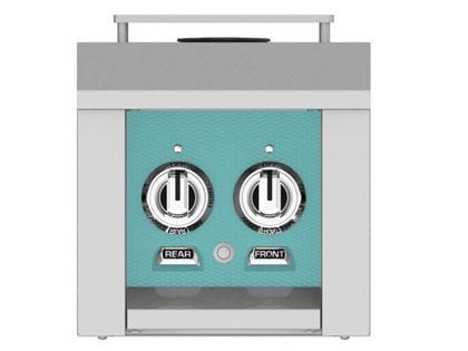 Hestan 12-Inch 30,000 BTU Built-In Gas Double Side Burner with Stainless Steel Lid