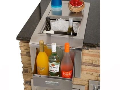 Alfresco 14-Inch Outdoor Rated Versa Bartender & Sink System