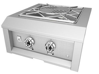 Hestan 24-Inch 70,000 BTU Built-In Gas High Performance Power Burner with Wok Ring & Stainless Steel Lid