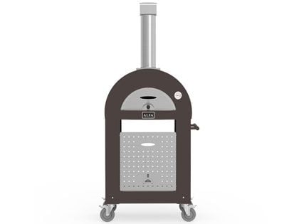 Alfa Nano 1 Pizze 23-Inch Wood-Fired Pizza Oven and Oven Base - Copper Base