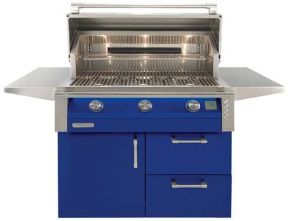 Alfresco 42-Inch AIPG Intelligent Professional Gas Grill With Thermaglass Radiant Shields, Rear Infrared Burner & Rotisserie Kit