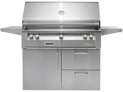 Alfresco 42-Inch Luxury Gas Grill With Infrared Sear Zone and Rotisserie