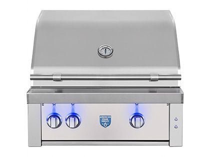 American Made Grills Estate Freedom 30-Inch 2 Burner Gas Grill with Rear Infrared Burner