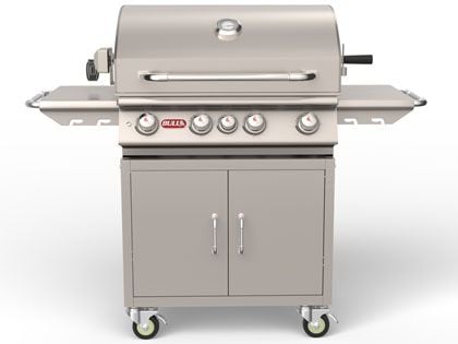 Bull Angus 30-Inch 4-Burner Gas Grill with Rear Infrared Burner & Rotisserie Kit