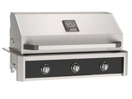 AOG T-Series 36-Inch 3-Burner Built-In Gas Grill - Black