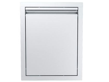 Sunstone Aruba Series Sleek Style 16-Inch Stainless Steel Trash Drawer with ABS Trash Bin