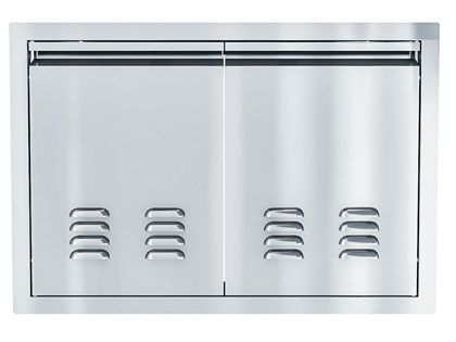 Sunstone Aruba Series Sleek Style 30-Inch Stainless Steel Vented Double Door