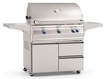 Fire Magic Aurora A790i 40-Inch Freestanding Gas Grill with Backburner & Rotisserie Kit