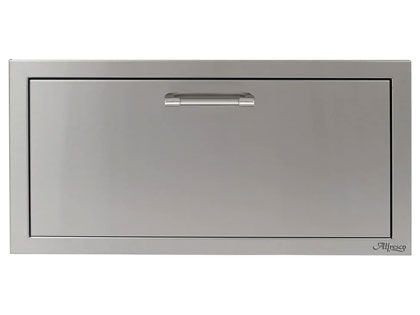 Alfresco 30-Inch VersaPower Stainless Steel Soft-Close Single Drawer